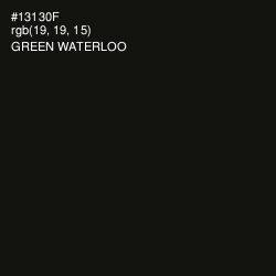 #13130F - Green Waterloo Color Image